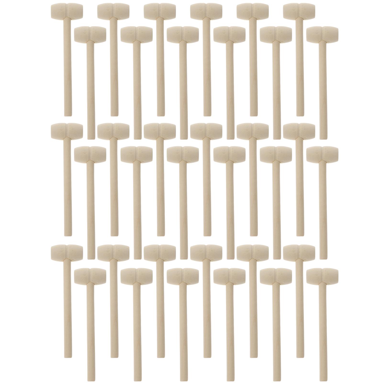 

36Pcs Wooden Mallet Hammer Toys Kids Children Hand Training Hammer Muscle Development Toy Parent Child Interactive Game Tools хаки