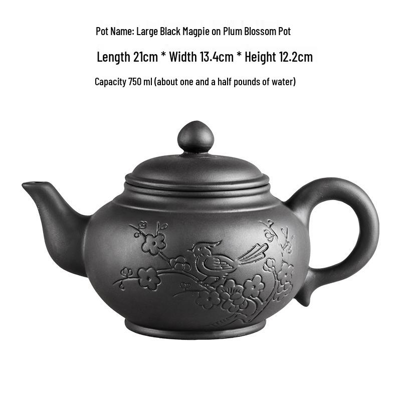 Large Yixing Zisha Handmade Ceramic Teapot for Kung Fu Tea