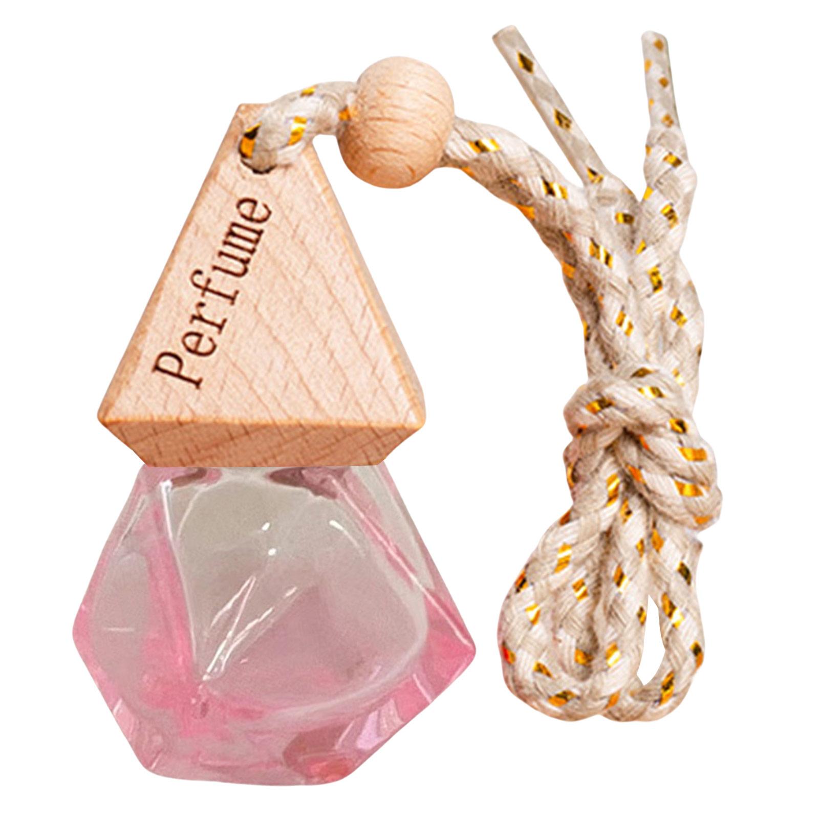 

Автомобильный диффузор для духов, украшение для ароматерапии, подвесной флакон с треугольной крышкой, освежитель воздуха, диффузор для эфирных масел розовый