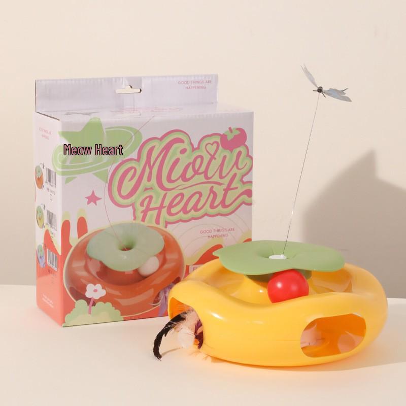 Smart Electric Cat Toy: Self-Playing Laser & Feather Teaser for Kitten Boredom Relief