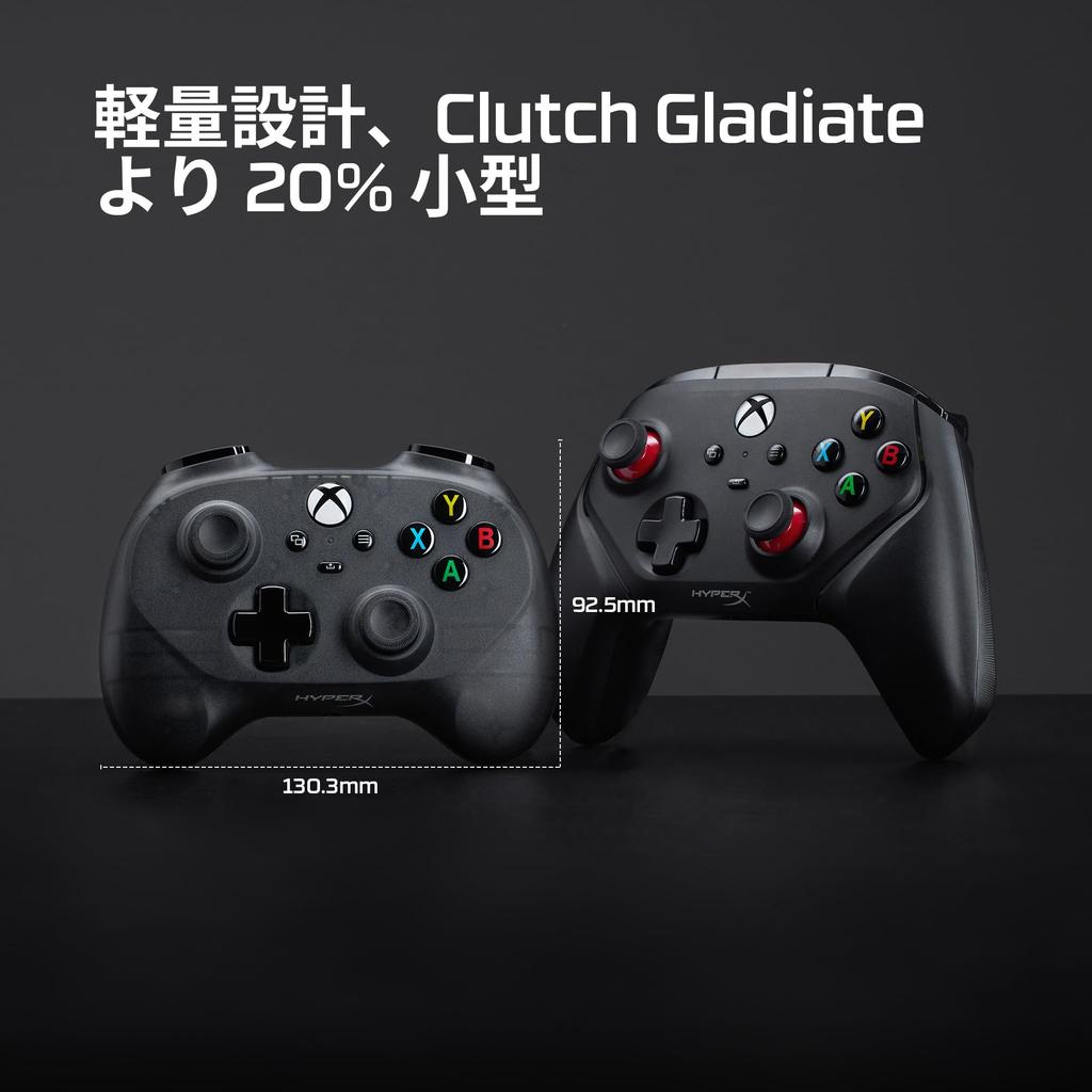 HyperX Clutch Tanto Mini Wired Gamepad Officially Certified for and Black Controller, Xbox, PC, Android,