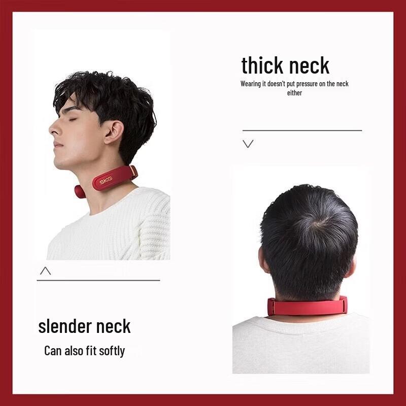 SKG Smart Neck Massager with Heat and Pulse CN plug (adapter included)