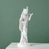 10Inch Krishna Statue Hindu God of Love Resins Sculpture Figurine Ornament for Home Temple Altar Desk Book Shelf Decors