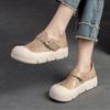 Fashion GKTINOO 2025 Designer Women Flats Slip On Ladies Casual Genuine Leather Flat Handmade Women Shoes Soft Bottom Loafers
