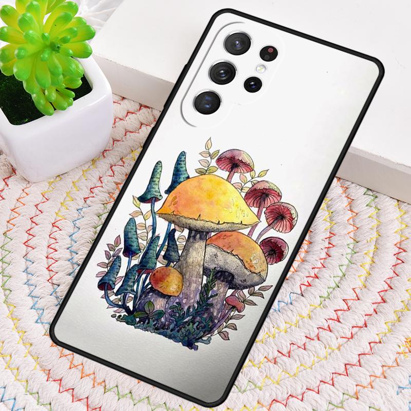 Frog Mushroom Cottagecore Phone Case for Samsung Galaxy Note 10 Pro S26 Ultra S23 S24 FE S25 S21 S22 PLUS Shockproof Cove