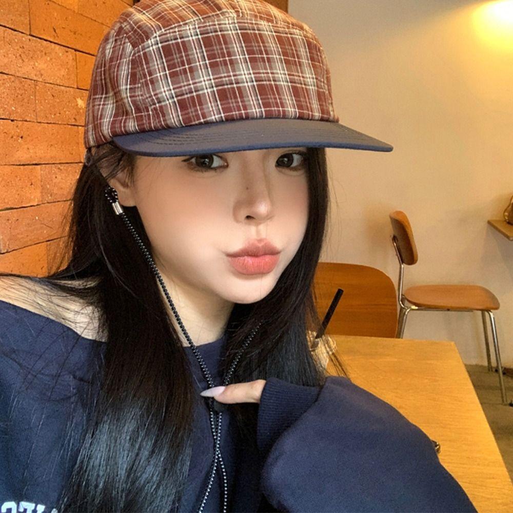 Thin Baseball Cap Soft Top Sun Hat New Duckbill Cap  Women