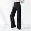 Suit pants women's gray wide-leg pants women's trousers Korean version loose straight casual pants professional pants summer thin