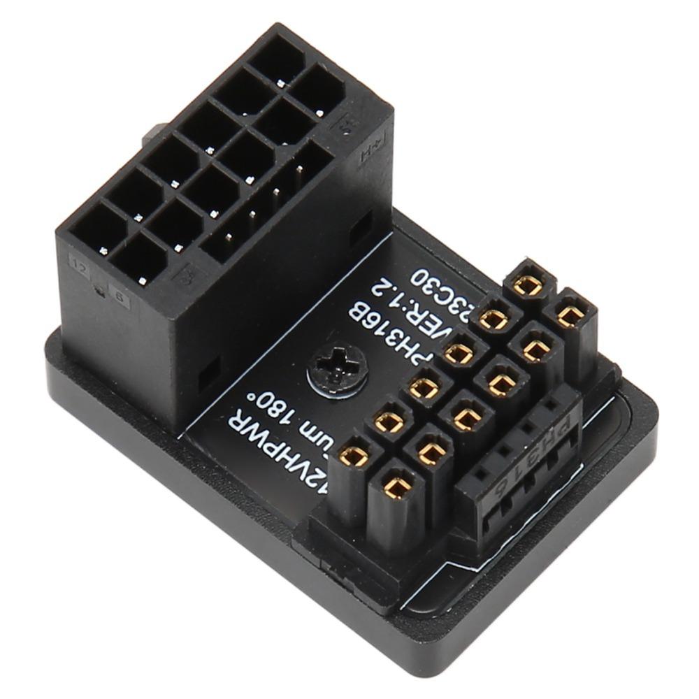 Plug and Play ATX 16Pin to 16pinAdapter Male To Female 180 Degree Angled Adapter Graphics Card
