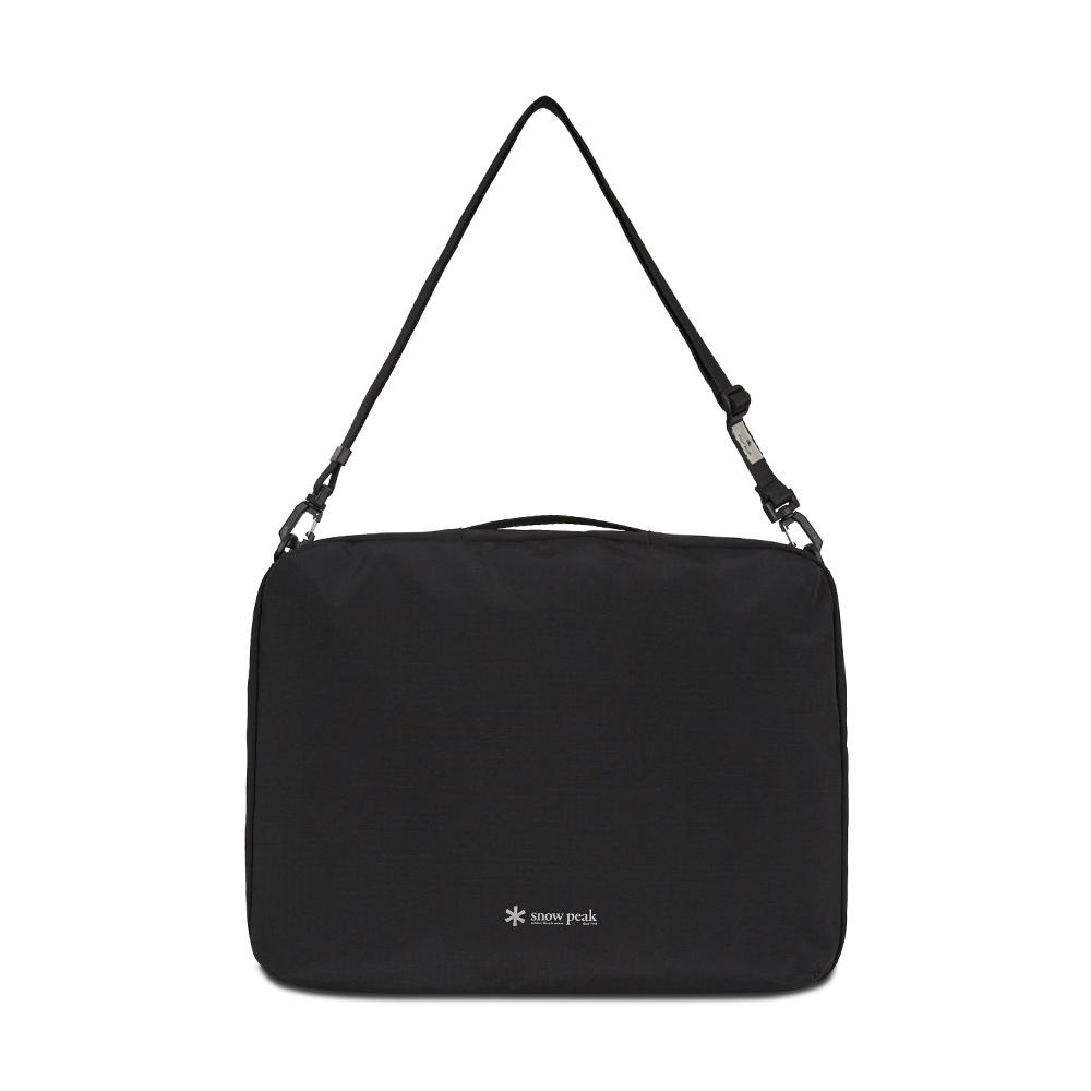[Snowpeak] Dual Tech Square Cross Bag L Black (S24FUFCB39)