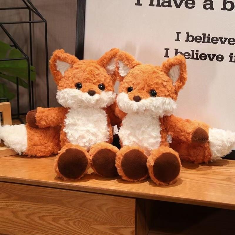 Runaway Fox Cute Stuffed Animal Doll Ideal For Children And Cozy Snuggles Bedtime