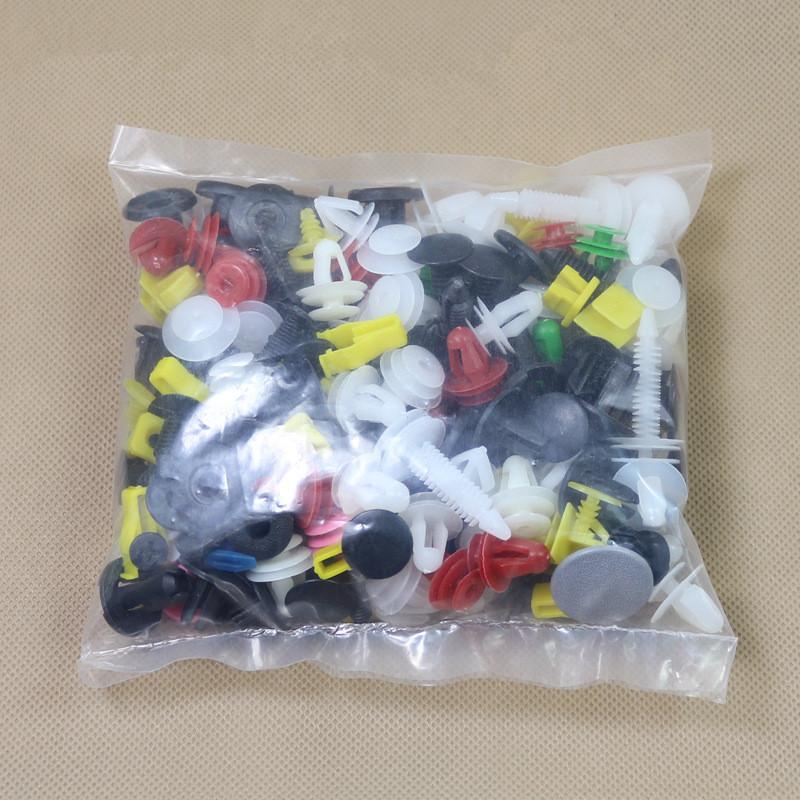 400 Pièces Voiture Mixte Universel Panneau de Garniture de Porte Clip Fixations Auto Pare-chocs Rivet Retenue Poussoir Cache Moteur Aile Clip de Fixation