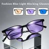 Vintage Men Titanium Blue Light Blocking Glasses Square Classic Business Eyewear for Male Women UV400 Driving Gaming Glasses