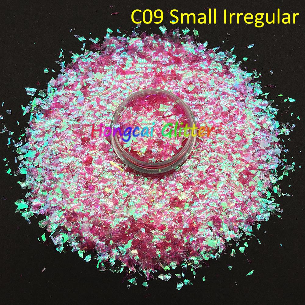 Polyester Iridescent Glitter Confetti Irregular Flakes Nails Glitter Shards Flakes Shapes