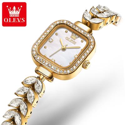 Brand Square Quartz Watch New Diamond-encrusted Women's Watch