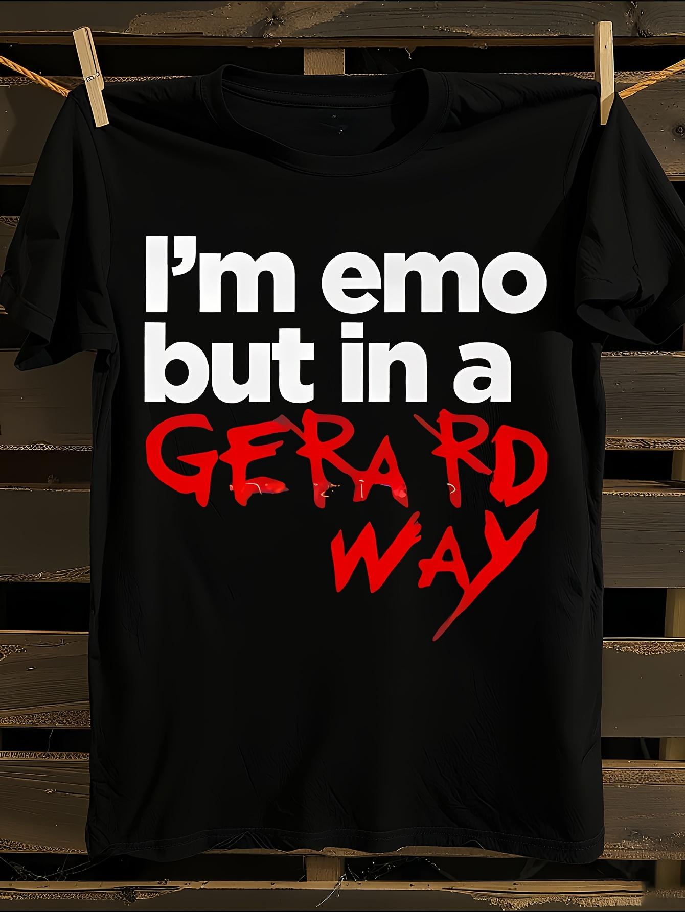 My Chemical Romance  I m Emo But in a Gerard Way  Tshirt S