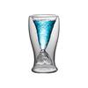 Heat-Resistant Double-Wall Mermaid Glass Cup for Champagne Beer Whiskey Cocktails Transparent Creative Bar Drinkware
