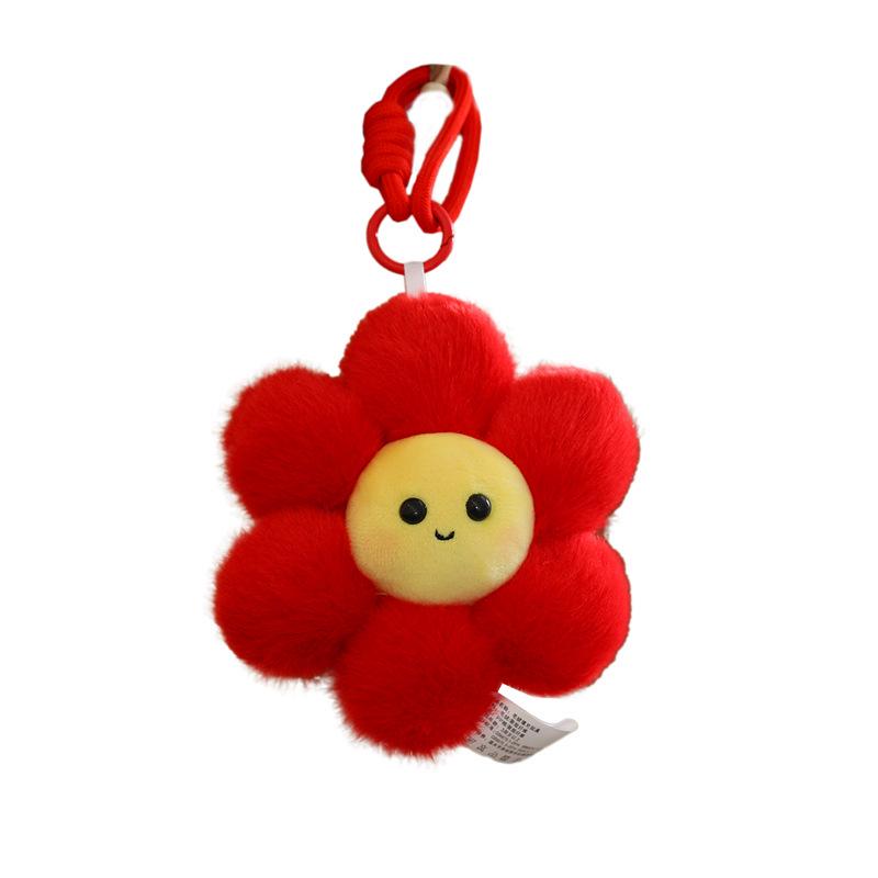 New Cute Gummy Flower Sunflower Pendant - Sweet Portable Style Women's Bag Charm