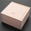 ABWR-10X Small Plain Wooden Storage Box Case For Jewellery Small Gadgets Gift Wood Color