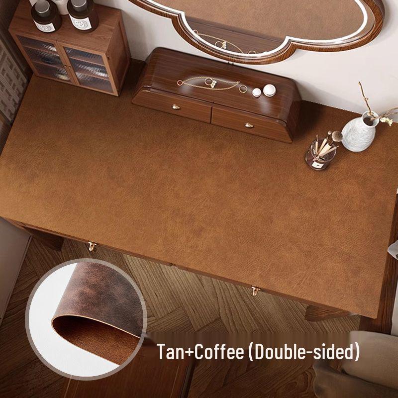 Luxurious Cowhide Desk Pad - Retro High-End Notebook Writing Surface