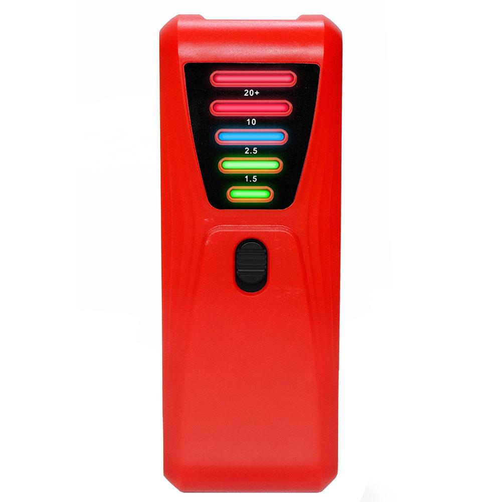 

Handheld EMF Meter for Measuring Electrical Radiation with LED Light Ideal for Industrial and Home Use червоний