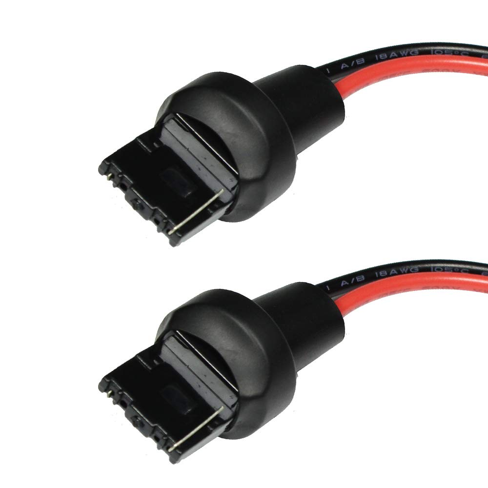 YUNPICARYUNPICAR 7440 T20 Single Turn Signal Headlight Tail Lamp Waterproof Socket (T20 7440 Male Socket) T20 7440 male socket