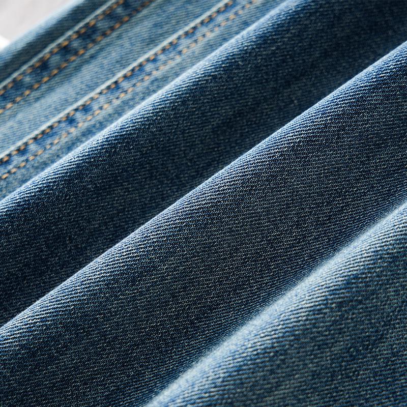 Women's Retro Blue High Waist Wide Leg Jeans - Spring 2025 Collection