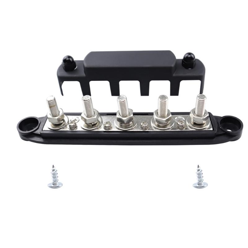 5 Přípojnice bloku rozvodu napájení s krytem 300A pro automobilový průmysl a solární kabeláž (1/4", 5/16", 3/8")