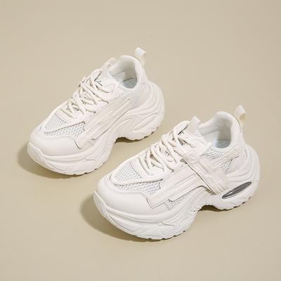 Ins neue Papa-Schuhe Damen Herbst Studenten Laufen Sport Dicke Sohlen Höhe erhöhen Lässig Streetwear