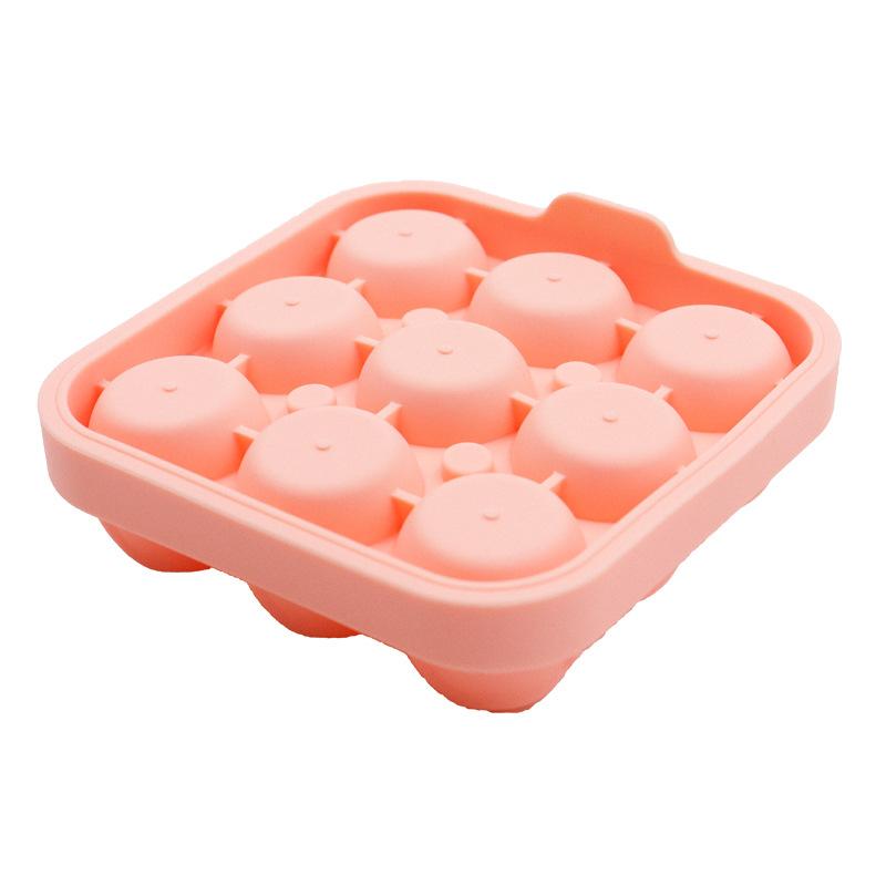 

3D Rose Ice Molds 9 Holes Ice Cube Tray Mold Flower Shape Silicone Icy Mold Ball Maker Kitchen Bar Utensils Tool Accessories