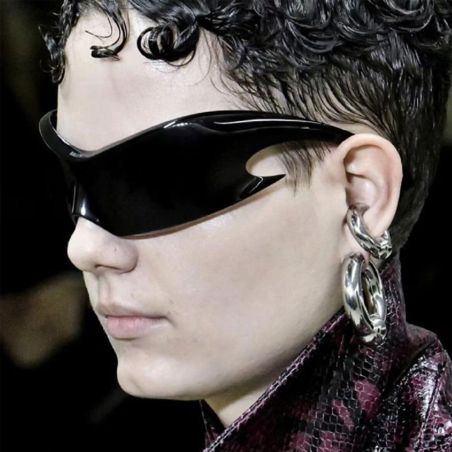 Sports Punk Y2K Sunglasses for Men and Women Unique Fashion Cool Hip-Hop Street Party Accessories
