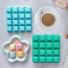 16er Quadratische Eiswürfelform Kuchenbacken Silikonform DIY Schokoladenkuchen Keks Süßigkeiten Pudding Trüffel Brownie Backform
