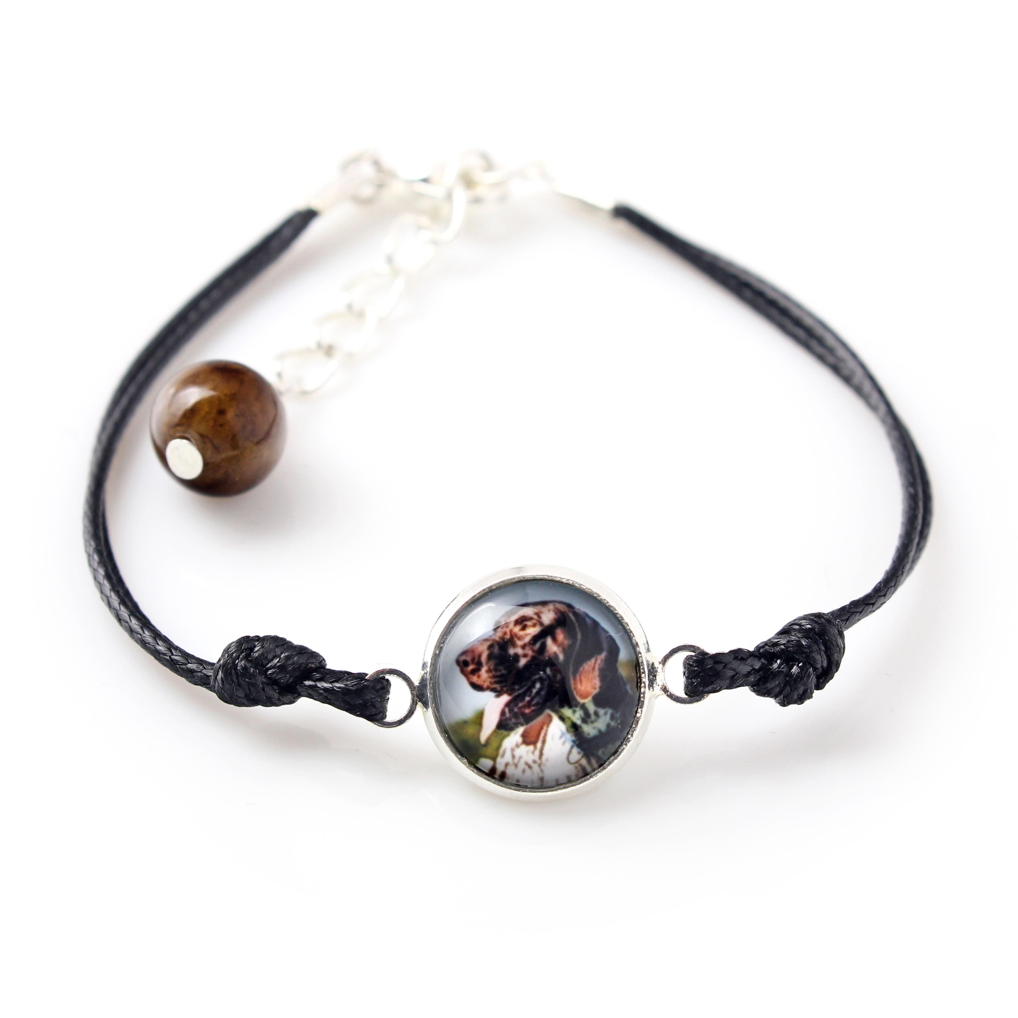 

English Pointer - bracelet with your photo handmade, unique jewelry from the Art-Dog brand