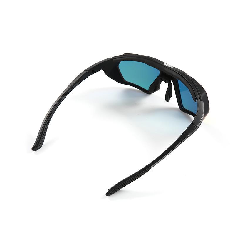 Cycling glasses with built-in prescription lenses, wind and sand protection, day-night color changing, suitable for sports and running/JS089