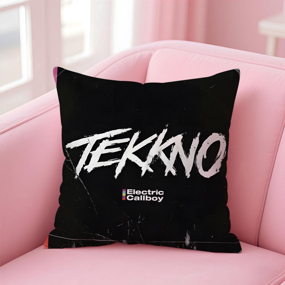 e-Electric Callboy Band Cushion Cover Comfortable Reversible Pillow Cover Ideal for Car Sofa Bedroom & Beyond