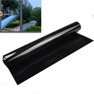 Blackout Static Cling Casement Film For Privacy Protector Block Sun UV Parts New