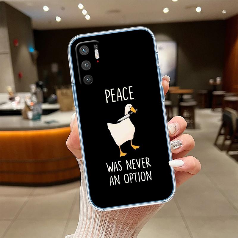 UP27 DUCK Cartoon Transparent Phone Case for Motorola Moto G7 G8 G9 G84 G85 G73 G24 G15 Z2 Play Power Plus