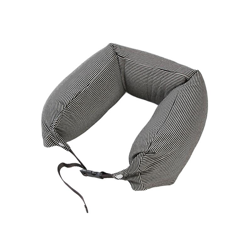 1 buc pernă de protecție a gâtului în formă de U mașină aeronave tetieră pernă de particule din spumă pernă de călătorie multifuncțională din bumbac