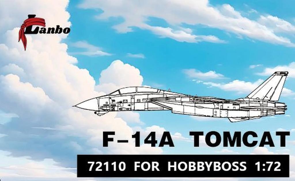 Lambo Models 1/72 F-14A Innenraum 3D-Abziehbild (für Hobby Boss) Plastikmodell Abziehbild LNB72110 (Flugzeug)