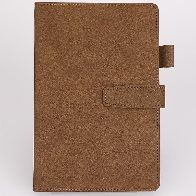 A5 Business Notebook with Buckle, Custom Logo, Meeting Minutes, Office and Study Stationery Diary A5