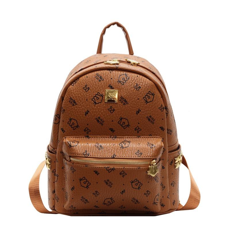 Fashion Going Out Commuting Backpack New Female College Student Backpack Large Capacity Schoolbag Travel Bag