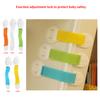 10pcs Child Protection Lock Color Nylon Webbing Multifunctional Adjustable Cabinet Drawer Safety Lock Household