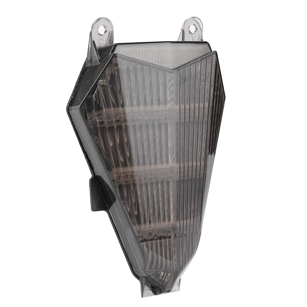 Motorcycle LED Tail Light with Turn Signals Smoky Lens Fit for Yamaha YZF R6 2006 2016