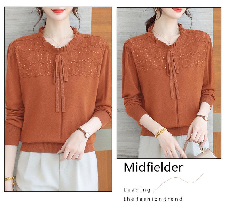 Damen Merino Strickpullover: Stilvolles, lockeres und leichtes Herbstoberteil