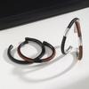 Brown Leather Cuff Bracelets for Men Boys,High Quality Stainless Steel Bangles,Suit Accessories Gifts Gentleman's Gift