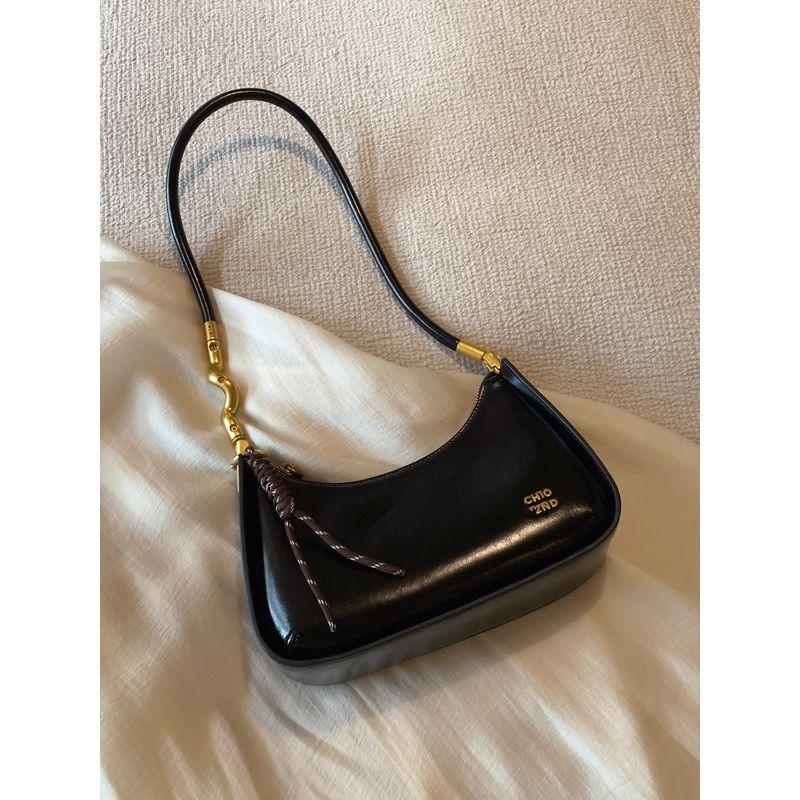 

Nanfeng Chio2nd Feynman Theatre One Shoulder Bag Women s 2025 New Arrival Spring and Summer Classy Sentong Qin Underarm Bag Black(In stock)