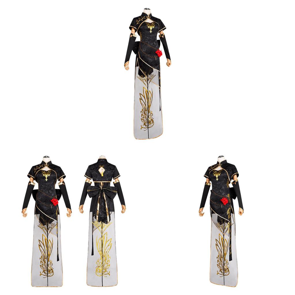 Luo Tianyi Cosplay Costume Set With Mesh Fabric For Halloween And Stage Performances