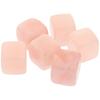 6 Pcs Rose Reusable Whiskey Quartz Stones Quartz Whiskey Stone Ice Cube Gift Set for Women Bar Accessories Reusable Iced Drinks