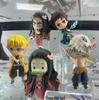 6pcs/set Anime Demon Slayer Kimetsu No Yaiba Figure Kamado Tanjirou Action Figure Agatsuma Zenitsu Nezuko Warrior PVC Model Toys