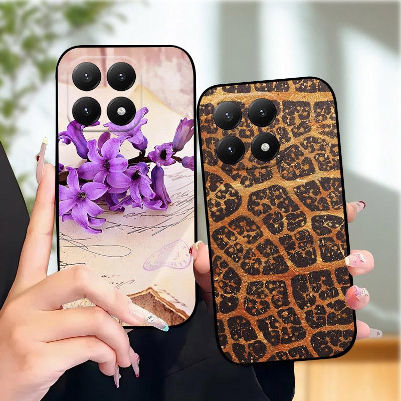 Pro Xiaomi 15T Pouzdro Stylová Malba Nárazuvzdorný Zadní Kryt Pro Xiaomi 15 T Kryt Telefonu Měkký TPU Silikonový Ochranný Kryt Proti Pádu