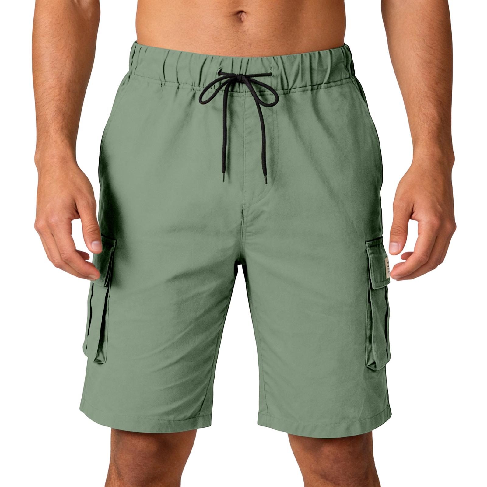 Мужские свободные пляжные шорты/Карго-шорты XL